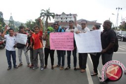 Jurnalis Medan Protes Anarkisme Oknum TNI AU