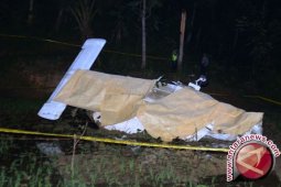 Tim KNKT Periksa Pesawat Jatuh di Tasikmalaya