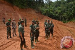 Danrem Tinjau Lahan Latihan Perang