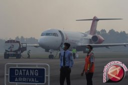 Penerbangan Bandara Dumai tergganggu asap