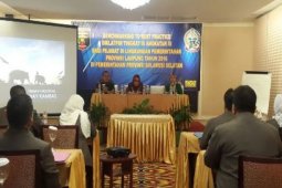 Peserta Diklatpim Lampung Gelar Seminar Di Makassar