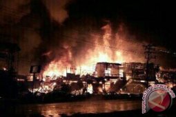 Puluhan Ruko di Pasar Bodok Ludes Terbakar