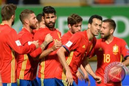 Spanyol hancurkan Liechtenstein dengan skor 8-0