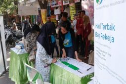 BPJS-TK Mojokerto "Blusukan" Pasar Niaga Mojosari
