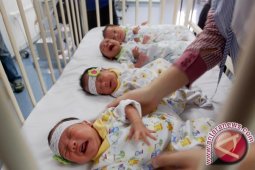 Bayi kembar empat lahir di Surabaya