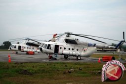 Dua Helikopter Padamkan Karhutla di Hutan Lindung