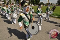 Perlombaan Drumband Dan Penyisihan Sepak Bola Dimulai