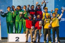 PON 2016 - Beregu Putra Kaltim Raih Perunggu Nomor Boulder
