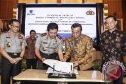 Penandatanganan Pedoman Kerja BKPM dan Polri