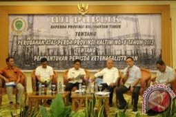 Pansus Gelar Uji Publik Raperda Ketenagalistrikan