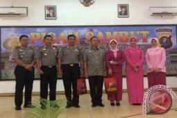 Pisah Sambut Kasat Lantas, Polres Labuhanbatu Mengheningkan Cipta