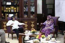 Cabup Mesuji Febrina Timba Ilmu Kepada Risma