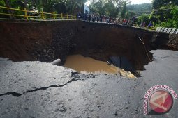 Polisi Bersiaga di Jalur Alternatif Pangandaran-Ciamis