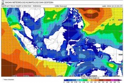 BMKG: Waspadai Dampak Pasang Maksimum