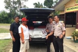 Polres Bengkayang Amankan Puluhan Karung Gula Ilegal