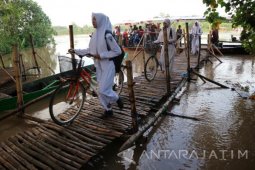 UPT: Bengawan Solo di Hilir Jatim Surut