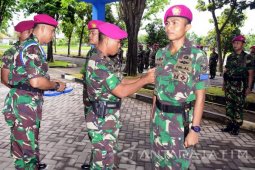 35 Prajurit Brigif-1 Marinir Naik Pangkat