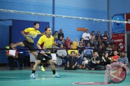 Pasangan Bank Kalsel Juarai Cabang Bulutangkis