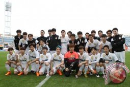 Tim sepak bola artis Korea VS Indonesia digelar di Bekasi