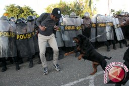 Kantor KPU Barito Selatan Dijaga Ketat
