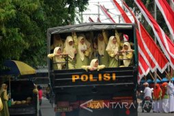 Pulang Upacara Hari Santri