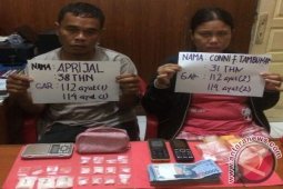 Polresta Jambi tangkap `pasutri` pengedar narkoba