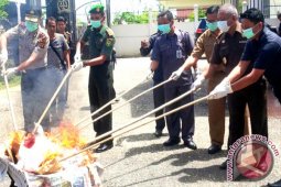 Sabu dan ganja dimusnahkan Kejari Kualatungkal