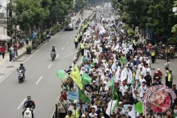 Masjid Istiglal titik kumpul massa pendemo