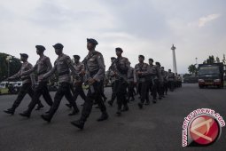 Massa Dari Bogor Mulai Bergerak Menuju Jakarta