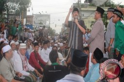 Bupati Asahan dan Kapolres Kawal Aksi Demo Ahok