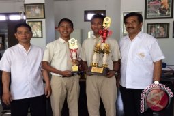 SMK PGRI1 Badung Juara  Umum Ukir Buah