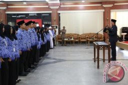 490 ASN Tanah Laut Mengikuti Sumpah Jabatan