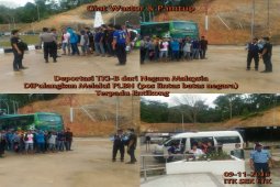Malaysia Deportasi 48 TKI Melalui PLBN Entikong