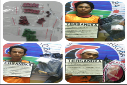 Polresta Banjarmasin Tangkap Tiga Pengedar Ekstasi Palsu