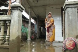 Sungai Meluap, Puluhan Rumah Terendam