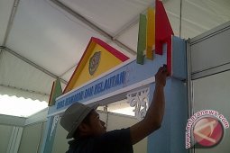 Stand Pameran Pembangunan Tapsel Rampung