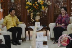 Megawati-Setya Novanto Bicarakan Masalah Kebangsaan