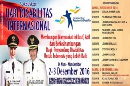 Peringatan Hari Disabilitas Internasional Wujudkan Jember Kota Inklusi