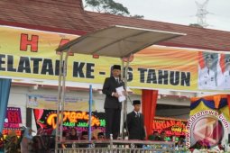 Bupati Pembina Upacara Puncak HUT Tapsel