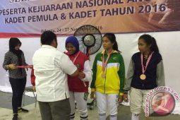Kaltim Raih Satu Emas Kejurnas Anggar Kadet
