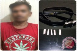 Polisi Temukan Sabu-sabu Di Celana Tersangka Pembalakan