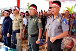 ASN Simalungun Nuansa Adat Apel Nusantara Bersatu