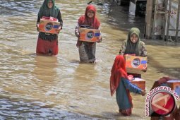 Bengawan Solo Meluap Rendam 6.979 Rumah