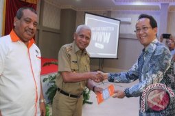 Wabup Buka Workshop UU ITE  PWI Asahan