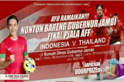 Gubernur Jambi undang warga "Nobar" Piala AFF