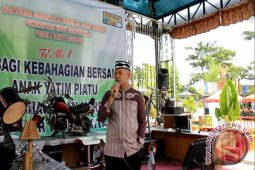 Jurnalis Gorontalo Berbagi Bersama Ratusan Anak Yatim