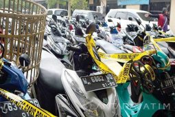Polres Bangkalan Sita 90 Sepeda Motor "Bodong"