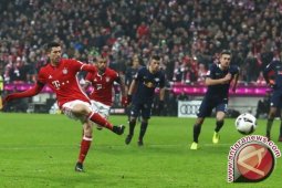 Bayern Muenchen gebuk Leipzig untuk amankan puncak klasemen