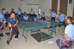 Lanud Supadio Gelar Pertandingan Tenis Meja