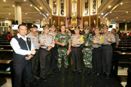 Pangdam dan Kapolda Kalbar Cek Pengamanan Natal